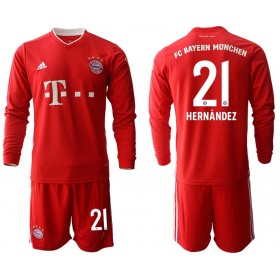 FC Bayern München Lucas Hernandez 21 Kind Thuistenue 2020-21 L/S